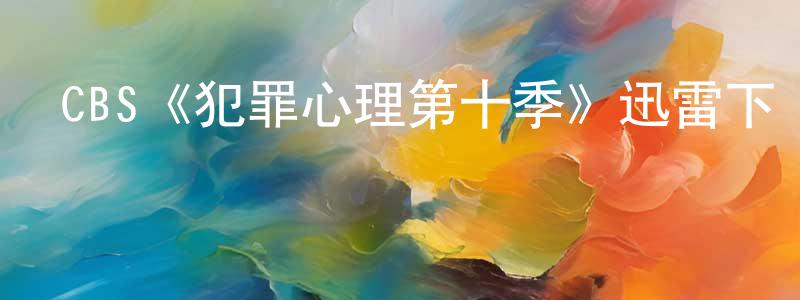 陳慶偉發布CBS《犯罪心理第十季》迅雷下載/在線觀看/百度云-犯罪/歷史載-美劇天堂
